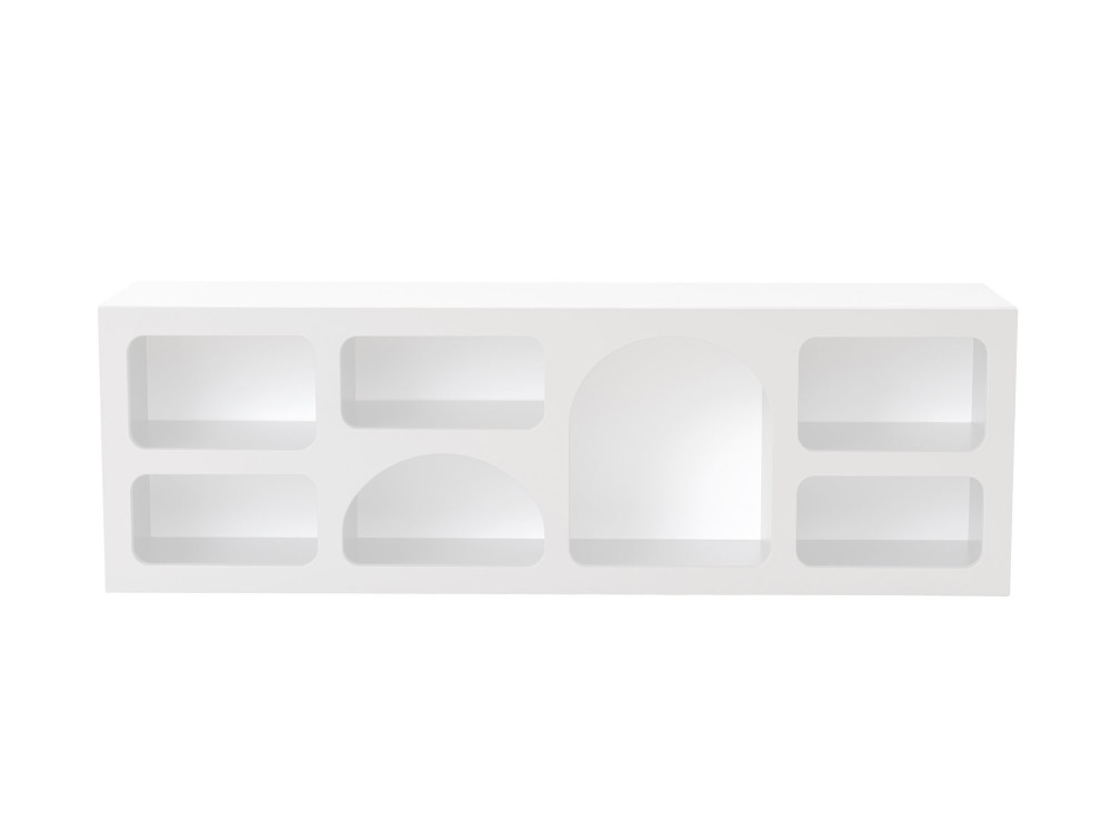 Aparador "Ferlis" em madeira - 160 x 40 x 51 cm - Branco