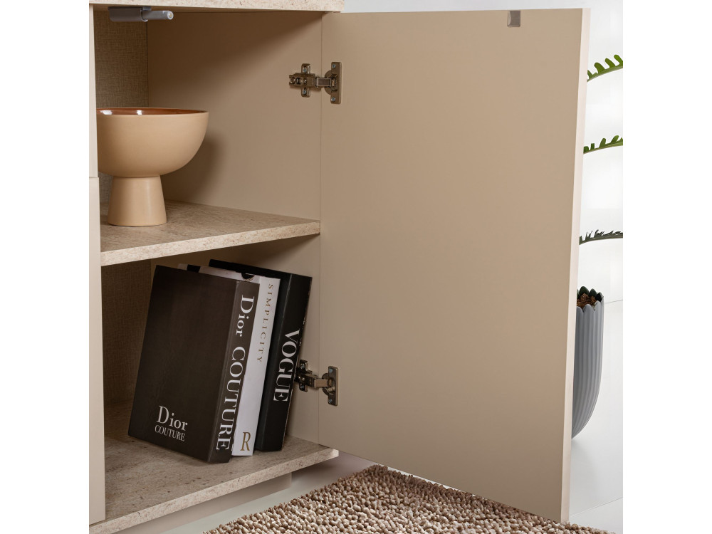 Consola de madeira "Arista" 180 x 44,5 x 75 cm - Mink