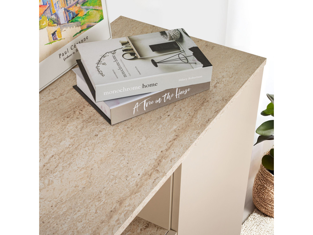 Consola de madeira "Arista" 180 x 44,5 x 75 cm - Mink