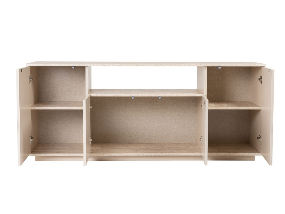 Consola de madeira "Arista" 180 x 44,5 x 75 cm - Mink