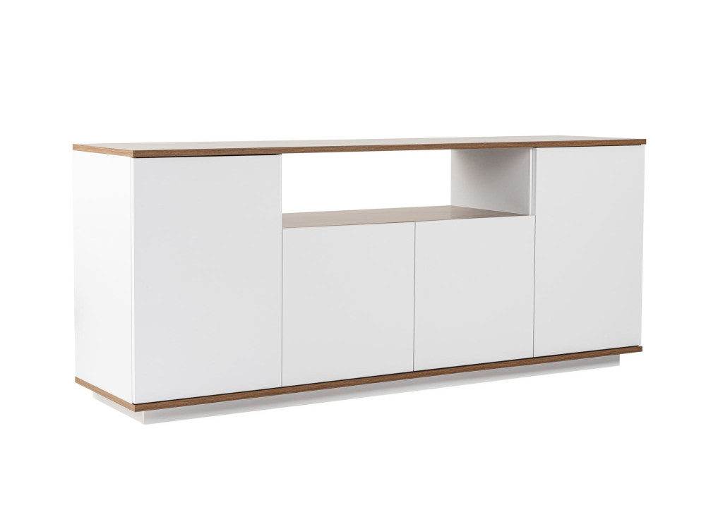 Aparador "Arista" em madeira - 180 x 44 x 75 cm - Branco
