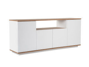 Aparador "Arista" em madeira - 180 x 44 x 75 cm - Branco