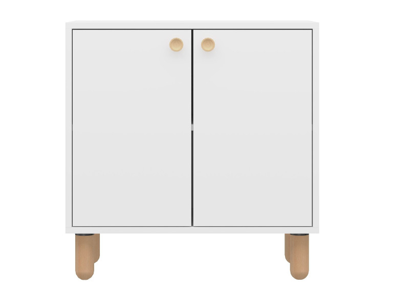 Aparador de madeira "Lina" - 72 x 36 x 73 cm - Branco