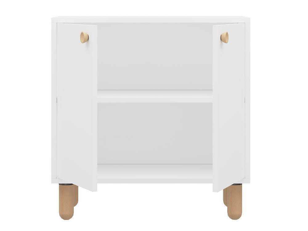 Aparador de madeira "Lina" - 72 x 36 x 73 cm - Branco