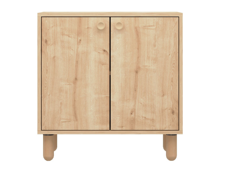 Aparador de madeira "Lina" - 72 x 36 x 73 cm - Bege