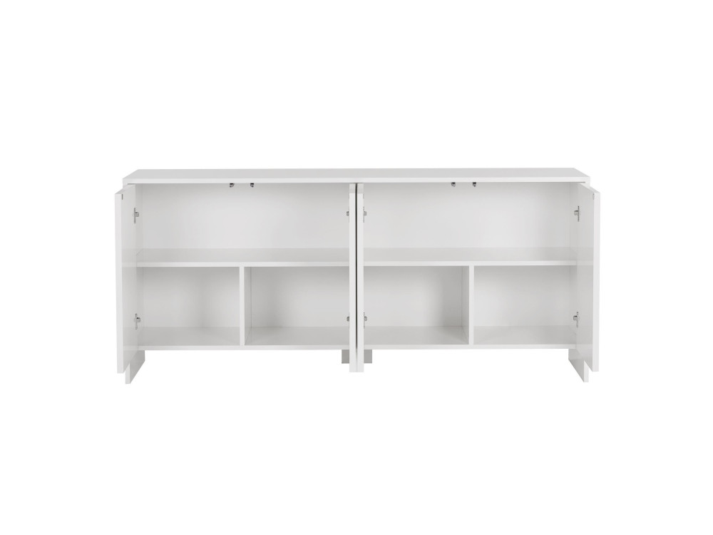 Aparador "Arlen" em madeira - 180 x 45 x 80 cm - Branco