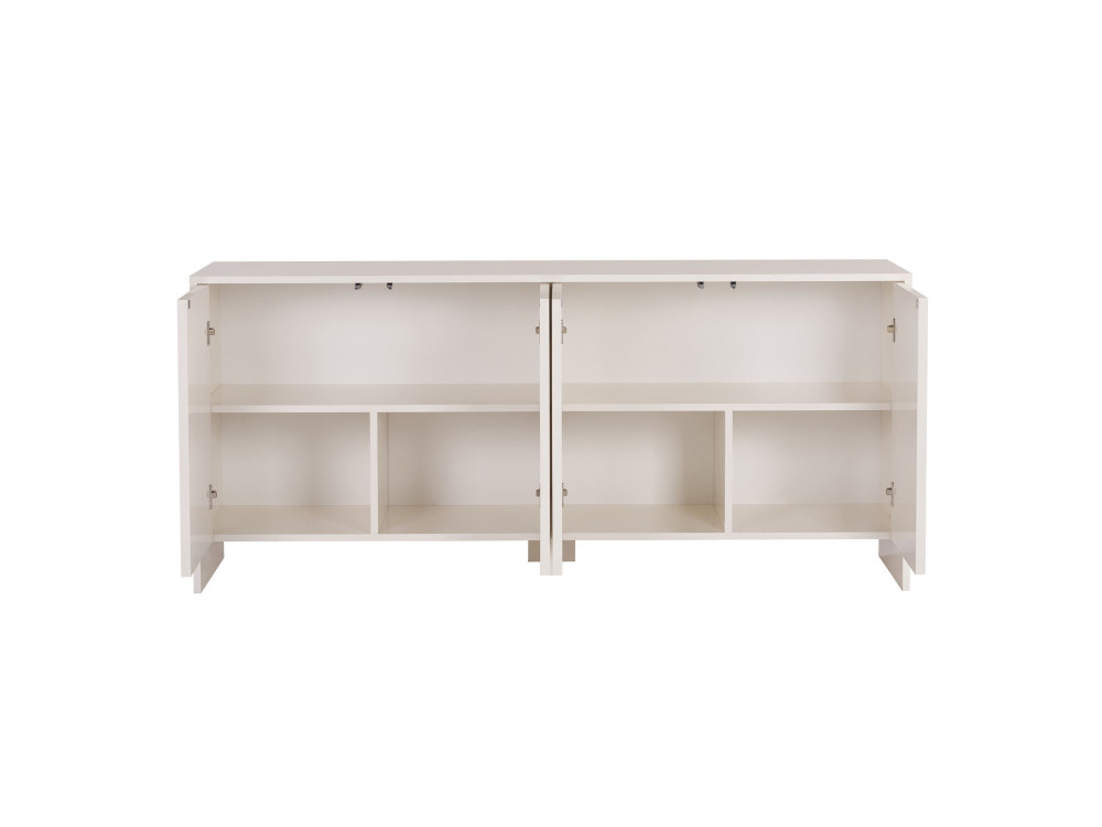 Aparador "Arlen" em madeira - 180 x 45 x 80 cm - Creme