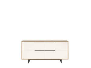Aparador "ON3-SW" em madeira - 160 x 44 x 74 cm - Branco
