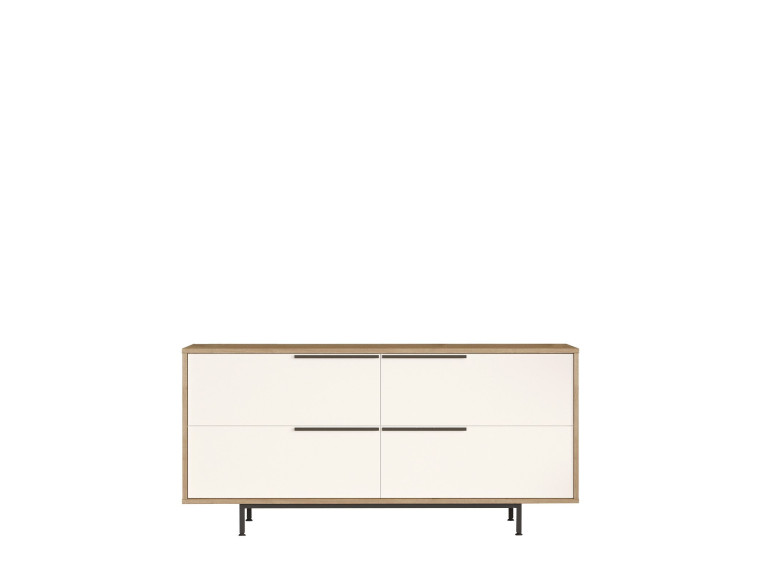 Aparador "ON3-SW" em madeira - 160 x 44 x 74 cm - Branco