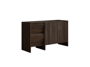 Aparador de madeira Laris 130" - 130 x 44 x 82 cm - Castanho