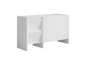 Aparador de madeira Laris 130" - 130 x 44 x 82 cm - Branco