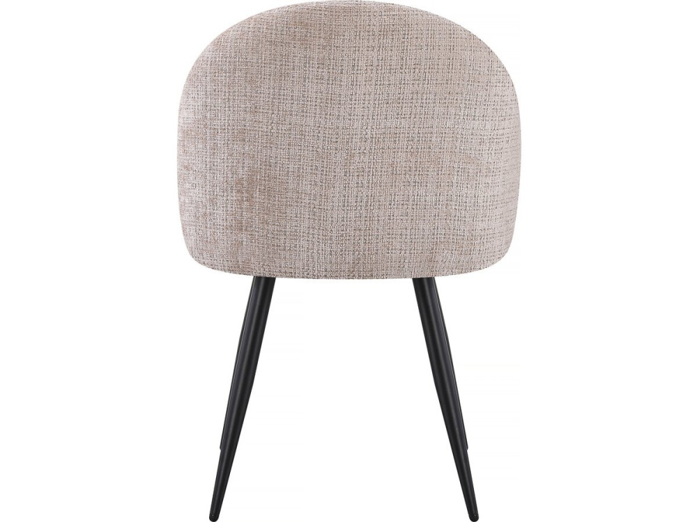 Conjunto de 2 cadeiras em tecido "Samuel" - 53 x 51 x 82 cm - Bege