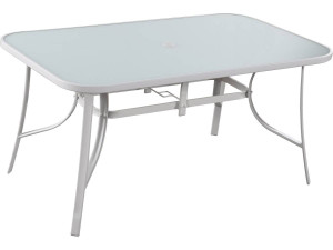 Mesa para jardim "Cordoba" - Phoenix - 6 lugares - Branca