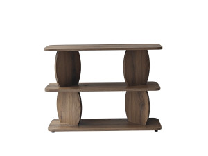 Mesa auxiliar de madeira «Armonia» - 90 x 30 x 70 cm - Castanho