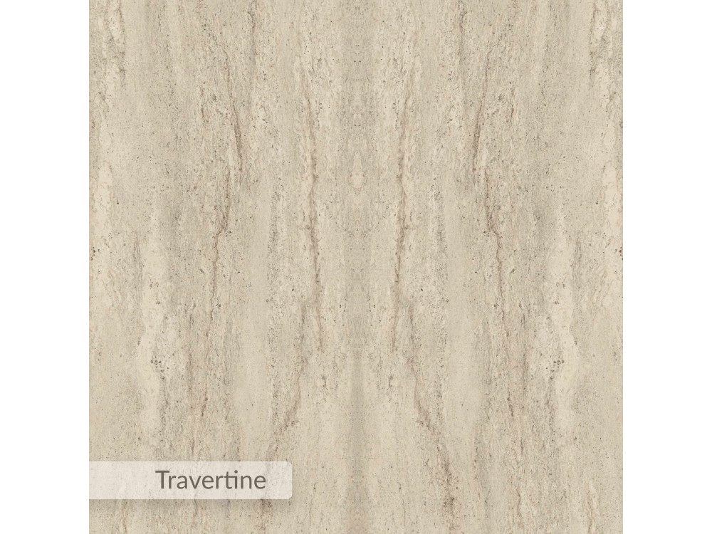 Mesa auxiliar de madeira «HOMIA» - 56 x 25 x 56 cm - Travertino