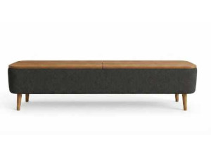 Móvel para televisão em madeira «Sarven» - 120 x 30 x 45 cm - Antracite