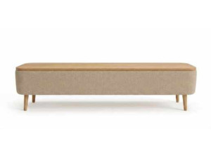 Móvel de televisão em madeira «Sarven» - 120 x 30 x 45 cm - Bege