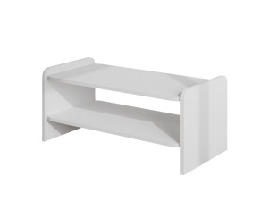 Mesa de centro de madeira «Amon» - 90 x 45 x 40 cm - Branco