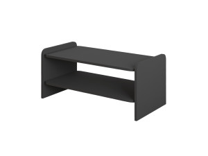 Mesa de centro em madeira «Amon» - 89,8 x 39,8 x 44,8 cm - Antracite