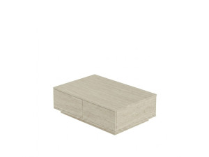 Mesa de centro de madeira «Ave14» - 90 x 60 x 28 cm - Travertino