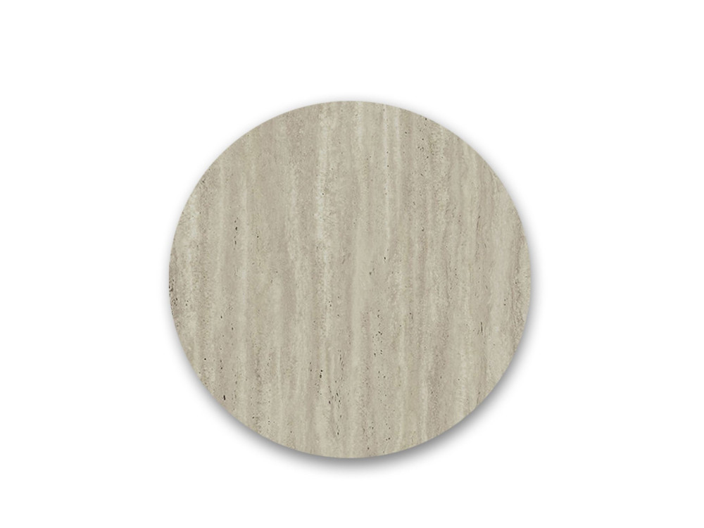 Mesa de centro de madeira «Ave14» - 90 x 60 x 28 cm - Travertino