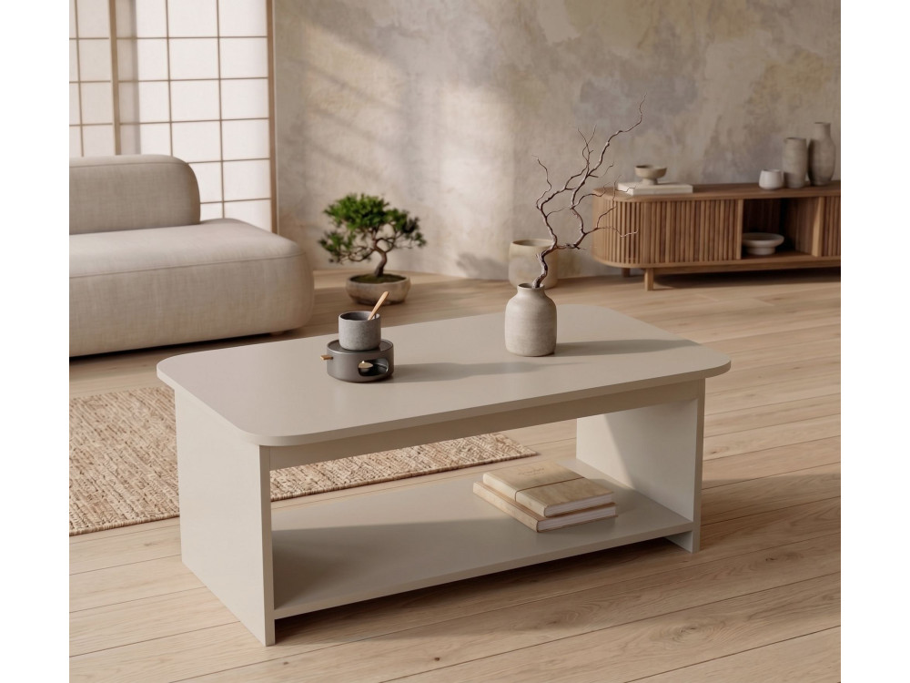 Mesa de centro em madeira «Chb1» - 100 x 50 x 42 cm - Cachemira