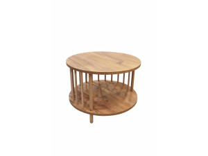 Mesa de centro de madeira «Peka-0108» - 60 x 43 cm - Pinho