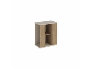 Mesa auxiliar de madeira «VENTRO» - 45 x 25 x 51 cm - Natural / Gres