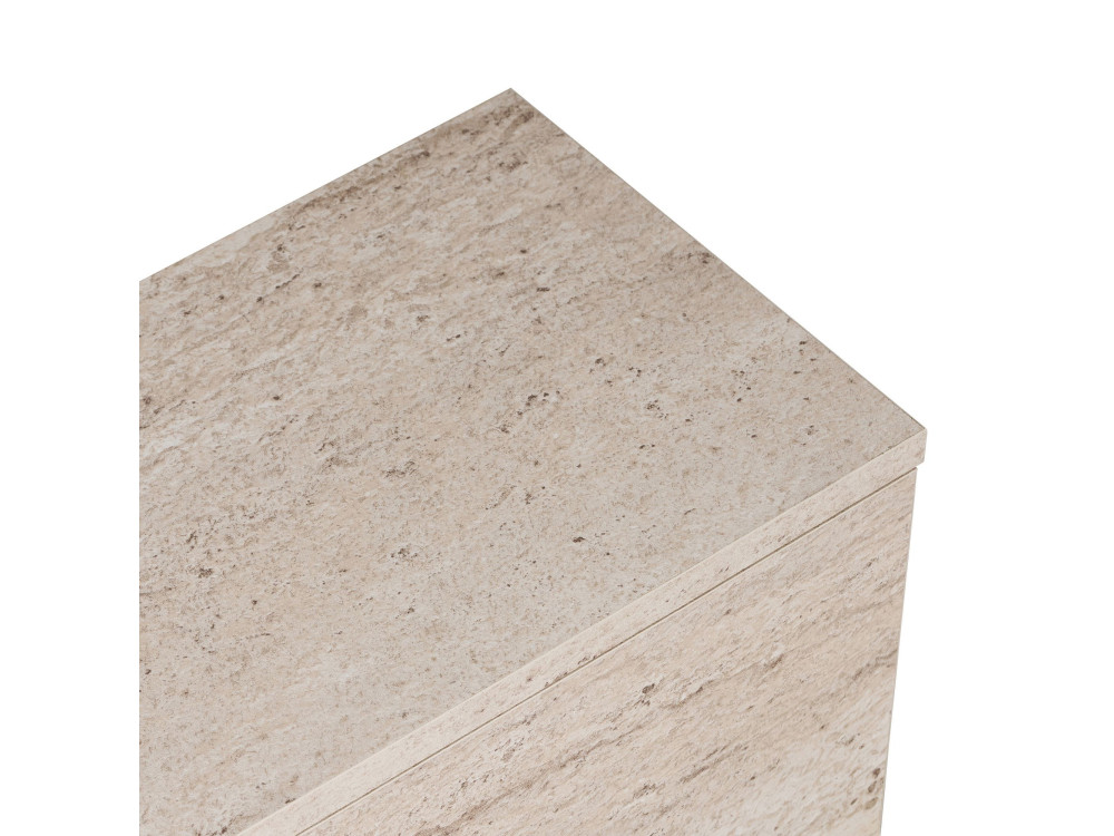 Móvel de TV em madeira «Linha 160» - 160 x 25 x 25 cm - Travertino