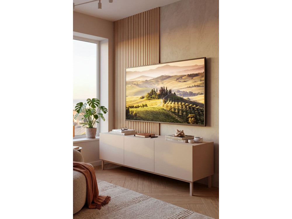 Móvel de televisão em madeira «Coast» - 150 x 37 x 48 cm - Bege