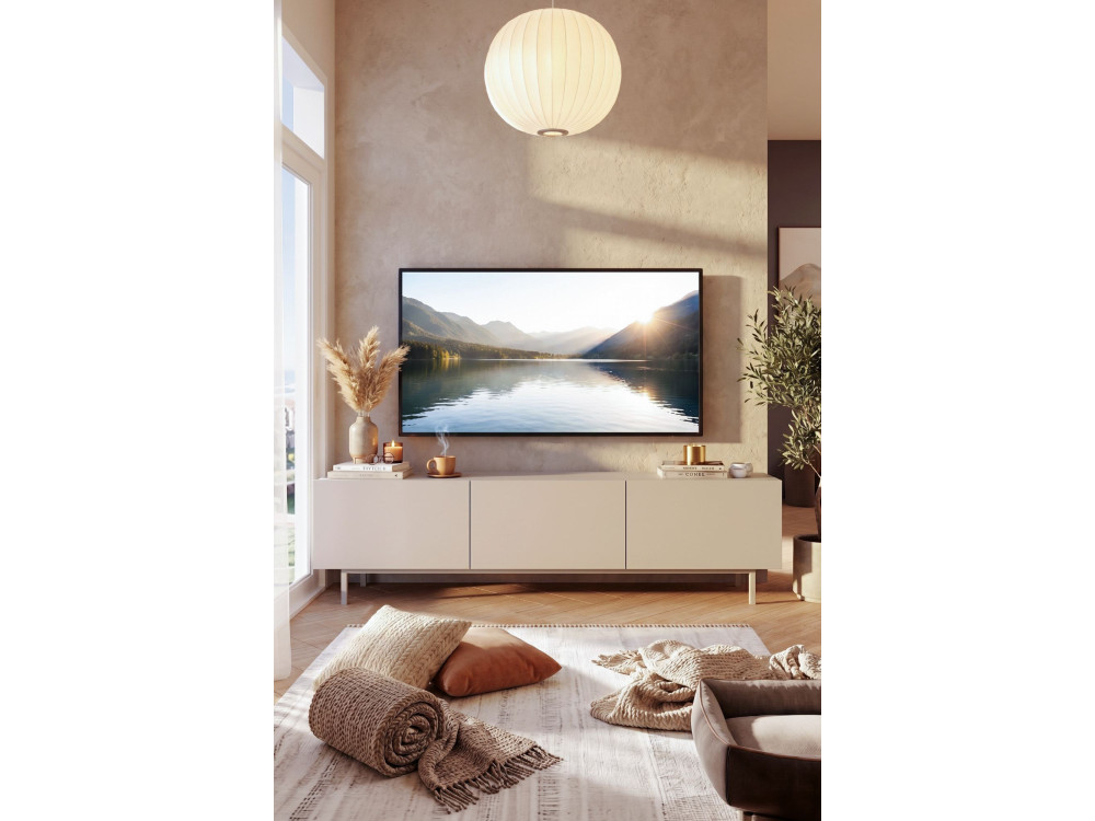 Móvel de televisão em madeira «Coast» - 180 x 37 x 47 cm - Bege
