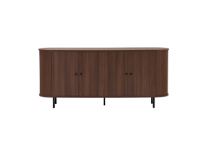 Mesa de apoio em madeira «Noble» - 180 x 40 x 80 cm - Castanho