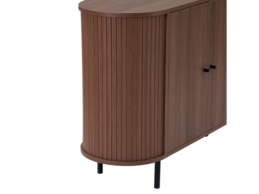 Mesa de apoio em madeira «Noble» - 180 x 40 x 80 cm - Castanho