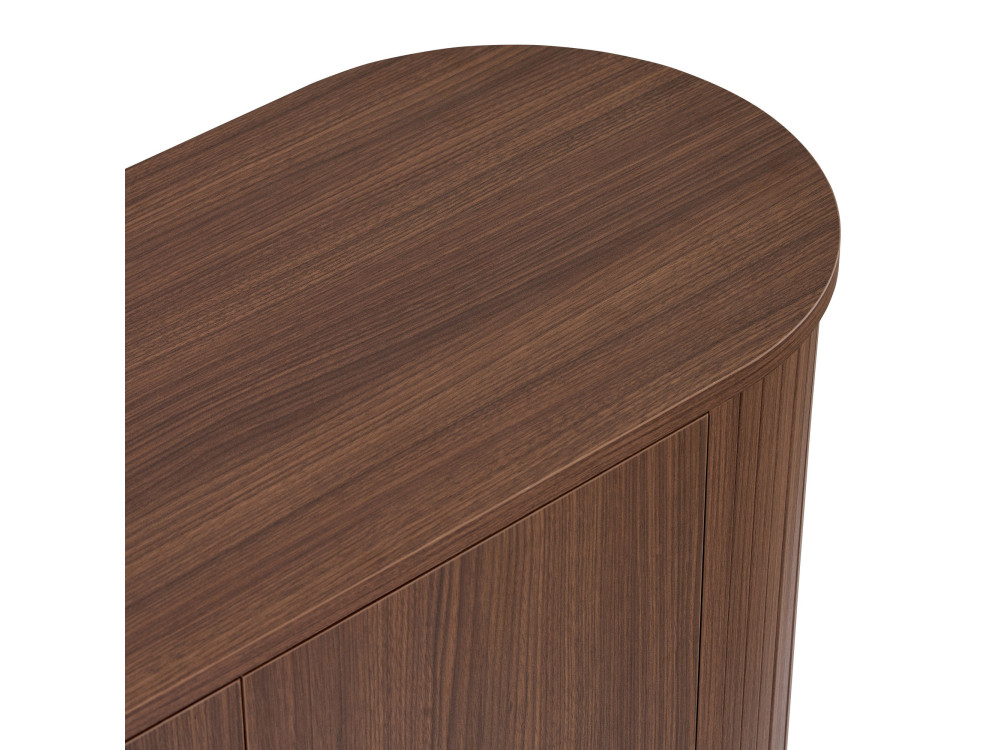 Mesa de apoio em madeira «Noble» - 180 x 40 x 80 cm - Castanho