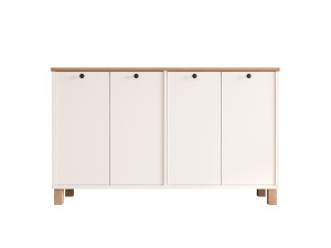 Mesa de apoio em madeira «Nord» - 120 x 29 x 74 cm - Branco
