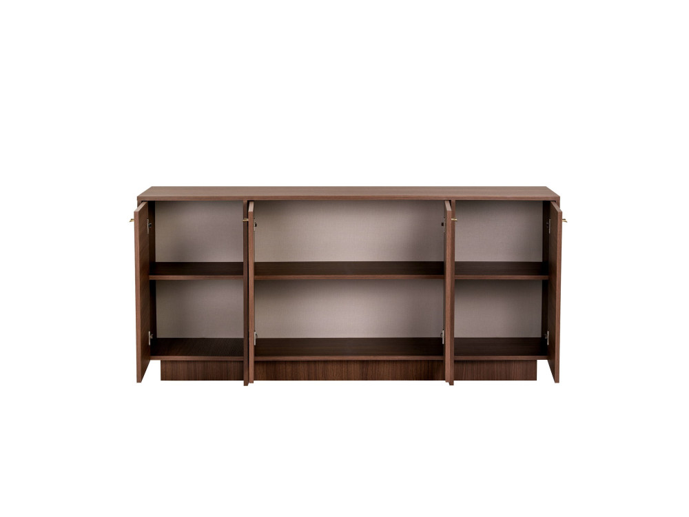 Console de madeira «Varen» - 180 x 45 x 82 cm - Nogueira