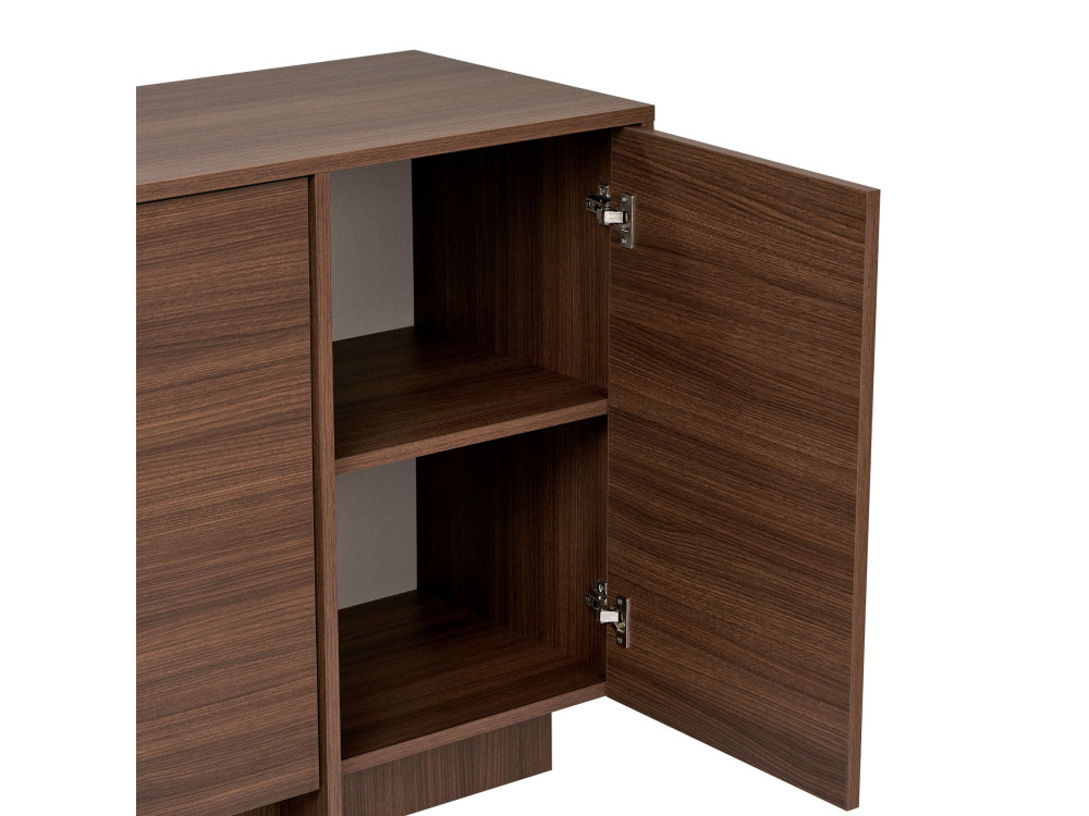 Console de madeira «Varen» - 180 x 45 x 82 cm - Nogueira