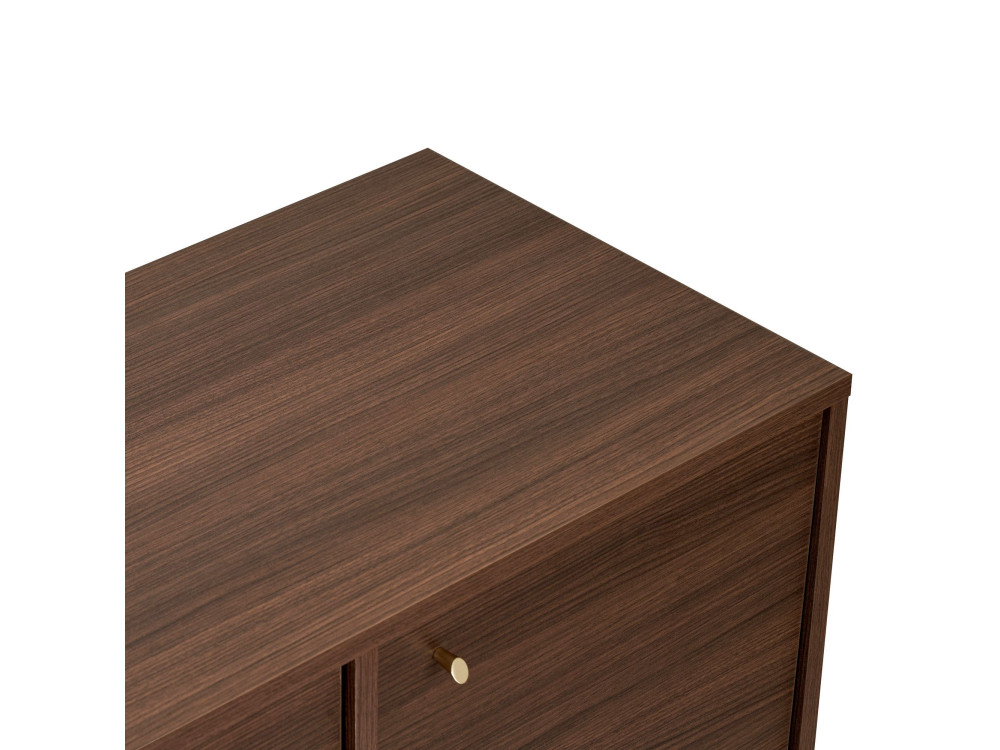 Console de madeira «Varen» - 180 x 45 x 82 cm - Nogueira