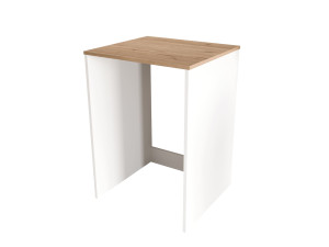 Móvel para máquina de lavar roupa em madeira «Nord» - 66 x 60 x 92 cm - Branco
