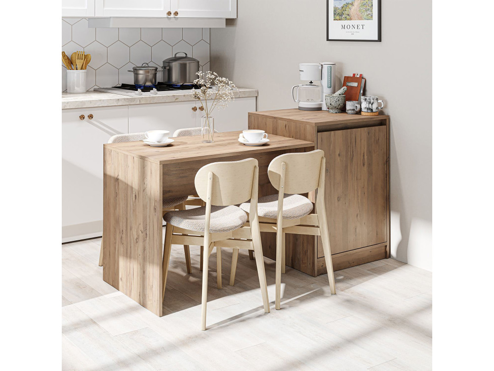 Mesa de cozinha em madeira «2785» - 160 x 60 x 85 cm - Pinho do Atlântico
