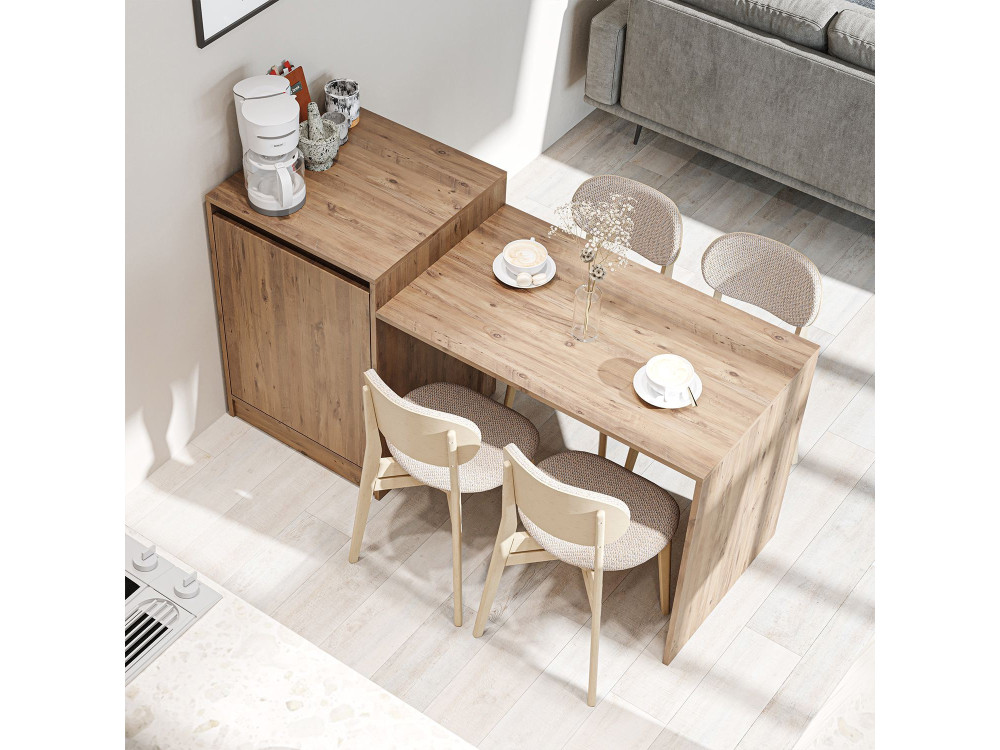 Mesa de cozinha em madeira «2785» - 160 x 60 x 85 cm - Pinho do Atlântico