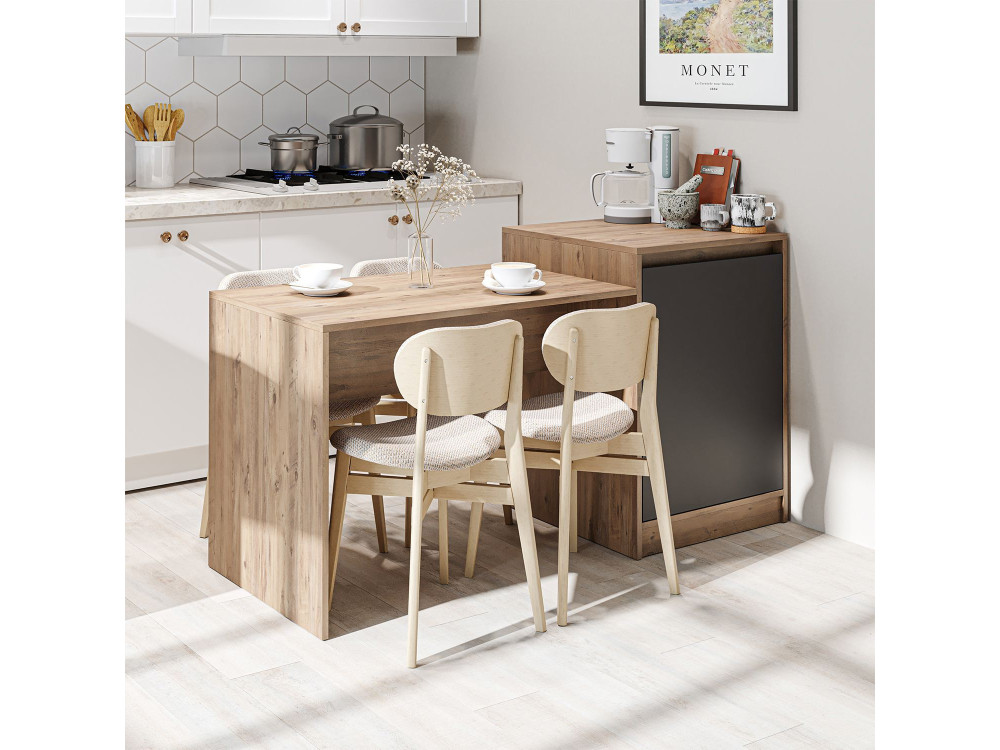 Mesa de cozinha em madeira «2787» - 160 x 60 x 85 cm - Pinho do Atlântico