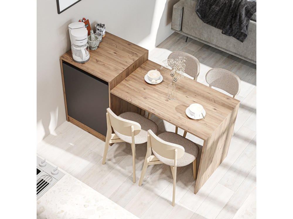 Mesa de cozinha em madeira «2787» - 160 x 60 x 85 cm - Pinho do Atlântico