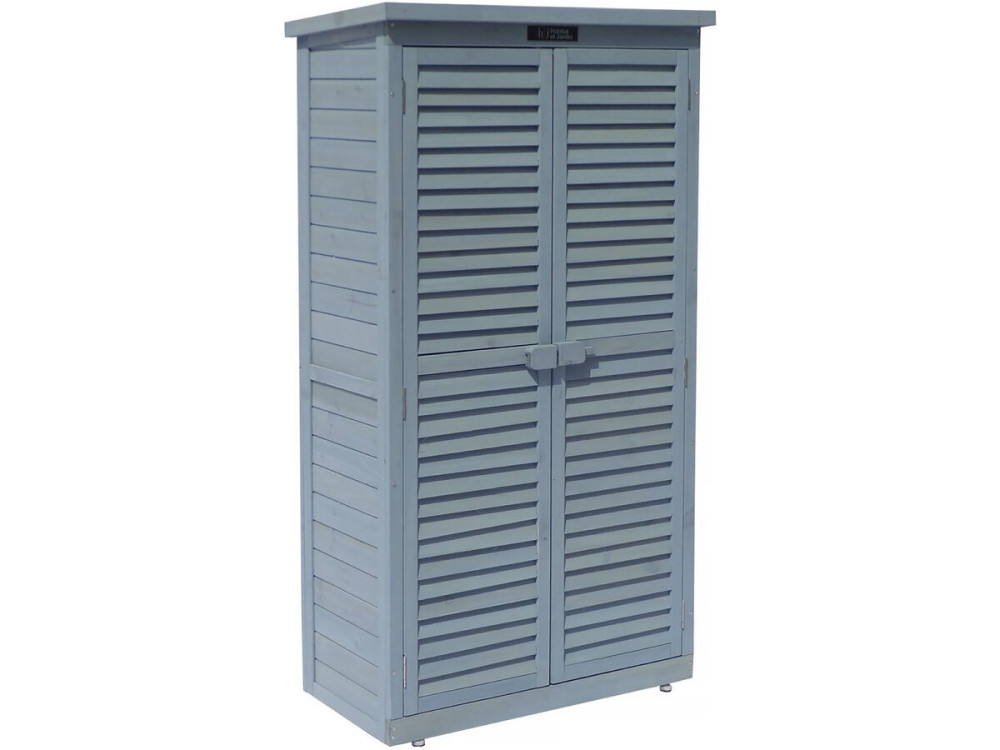 Armário para jardim "Space" - 87 x 46.5 x 160 cm - Azul céu