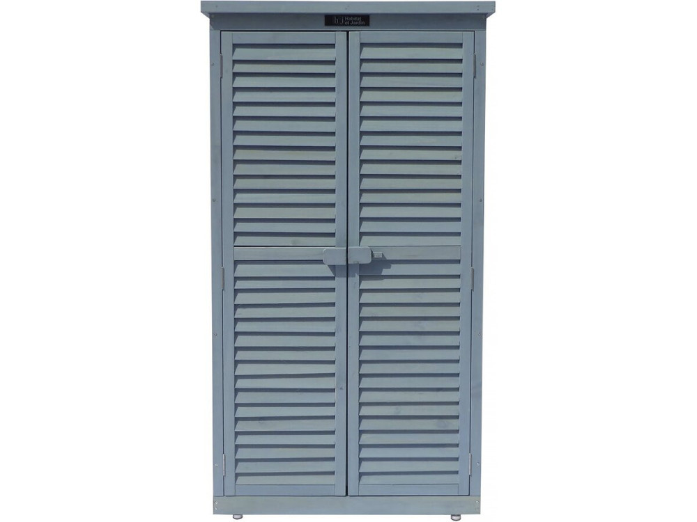 Armário para jardim "Space" - 87 x 46.5 x 160 cm - Azul céu