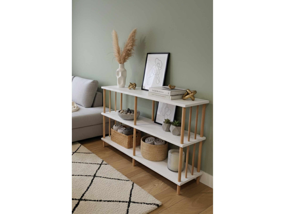 Peka219_Buffet Parametre 1 Blanc Parametre 2 120 x 30 x 73 cm