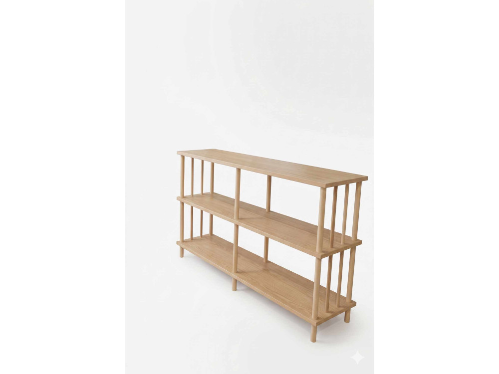 Peka219_Buffet Parametre 1 Chêne Saphir Parametre 2 120 x 30 x 73 cm