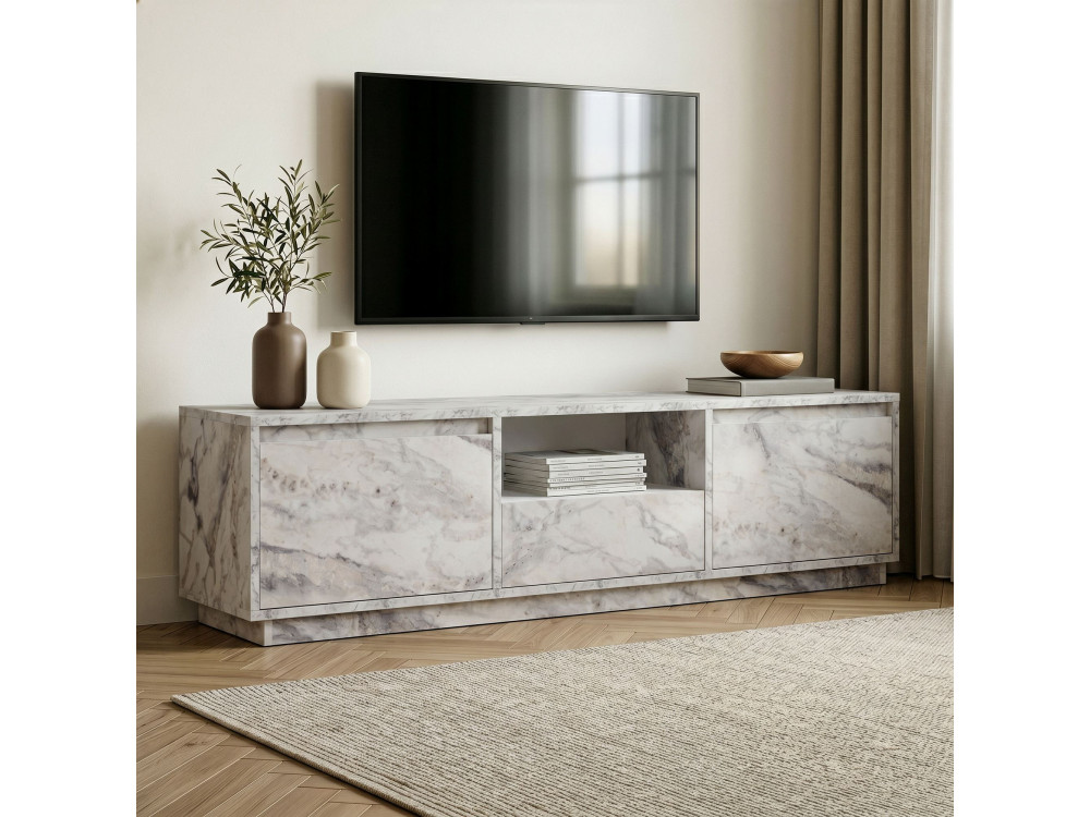 Vanguard_Móvel_de_TV Parametre 1 Marbre Freesia Parametre 2 160 x 30 x 42 cm