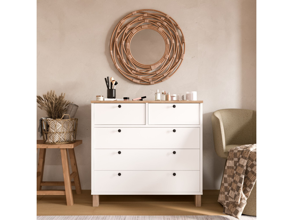 Nord_Penteadeira Parametre 1 Blanc Parametre 2 90 x 40 x 85.2 cm