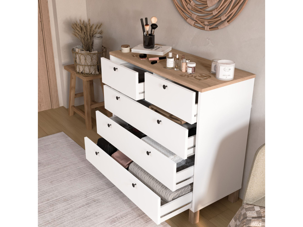 Nord_Penteadeira Parametre 1 Blanc Parametre 2 90 x 40 x 85.2 cm